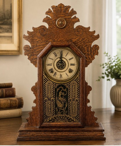 Antique ingraham oak - e,